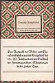 IB 153/B Deutsche Kriegslieder (1915), Umschlagstreifen