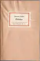 IB 59/C Friedrich Hebbel: Gedichte, einfarbige Papierbroschur (1941)
