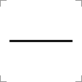IEC 60417-5006: „Minus; Negative Polarität“