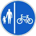 RUS-058-CRGeh- und Radweg (getrennt geführter Weg)