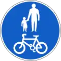 RUS-058Gemeinsamer Geh- und Radweg