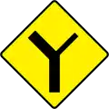 W-005-RVorfahrt (Y-Kreuzung – rechts)