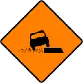 WK-074Schlechter Fahrbahnrand