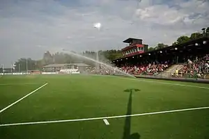 Spiel von IF Brommapojkarna gegen Malmö FF am 6. Juli 2014