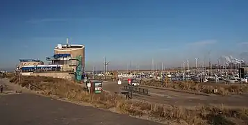 Südstrand IJmuiden mit Jachthafen