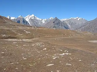 Blick vom Rohtang-Pass Richtung Nordosten (Central Lahul Massif)