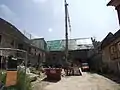 Innenhof, im Ausbau