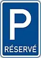 IP-12reservierter Parkplatz