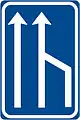 IP-18bFahrstreifenverminderung
