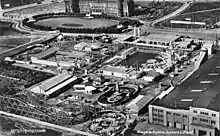 Der Vergnügungspark von oben
