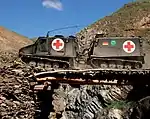 BV 206S als Sanitätsfahrzeug im Einsatz bei der ISAF