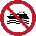 P056: Maschinenbetriebene Boote verboten