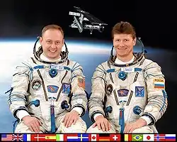 (v.l.)  Edward Fincke und Gennadi Padalka