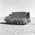 Crusader-Panzer als Lastwagen getarnt