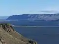 Die Vantage Bridge über den Wanapum Lake im Bundesstaat Washington