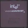 Intel 486SX Overdrive mit 20 MHz