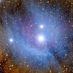 Aufnahme des Reflexionsnebels IC 4605 mithilfe des 81-cm-Spiegelteleskops des Mount-Lemmon-Observatoriums.
