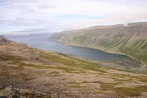 Blick auf den Geirþjófsfjörður