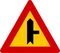 A07.31Einmündung einer Straße ohne Vorrang (rechts)
