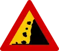 A21.11Steinschlag oder Lawine (rechts)