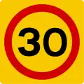 B28.30Beginn einerTempo-30-Zone