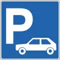 D01.33Parkplatz für Kraftfahrzeuge unter 3,5 Tonnen