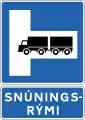 D06.51Wendemöglichkeit für Lastzüge (rechts)