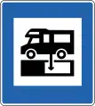 Abwasserstelle für Campingwägen