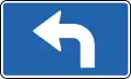 In Kürze links abbiegen