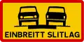 Enge Straße, auf Gegenverkehr achten