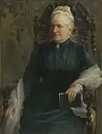 Anna Elvira Zellweger-Tobler, wohl 1889, Kantonsbibliothek Appenzell Ausserrhoden