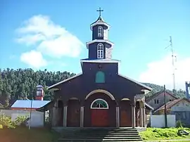 Die Kirche von Puerto Cisnes