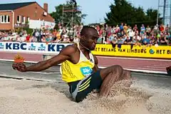 Medaillenkandidat Ignisious Gaisah erreichte mit 7,77 m nicht das Finale