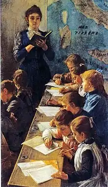 Il dettato, Bild von Demetrio Cosola