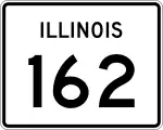 Straßenschild der Illinois State Route 162