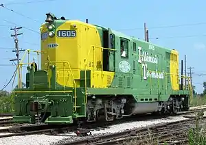 EMD GP7 der Illinois Terminal Railway #1605
