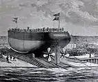 Torpedoskibet „Tordenskjold“ løber af Stabelen