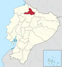 Lage in Ecuador