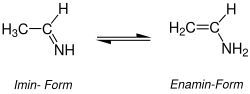 Tautomerie Vinylamin Ethylidenimin