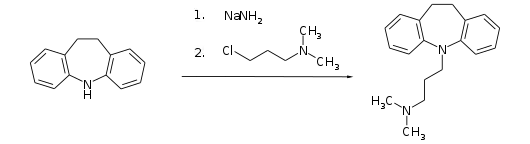 Synthese von Imipramin