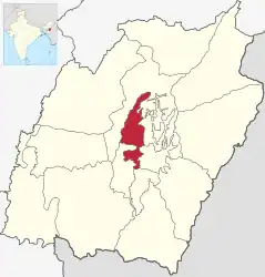 Lagekarte des Distrikts