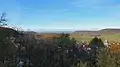 Blick von der Burgruine auf Salmendingen