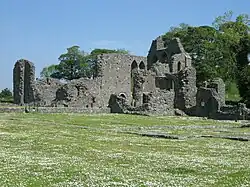 Die Reste der Inch Abbey
