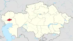 Lage in Kasachstan