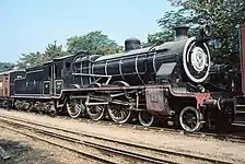 erhaltene Lokomotive der Heissdampfvariante HPS im National Rail Museum of India