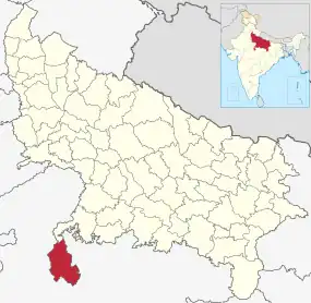 Lage des Lalitpur-Distrikts