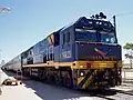 Indian Pacific der Trans-Australian Railway in Cook (2009)