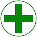 Apothekensymbol in Indien