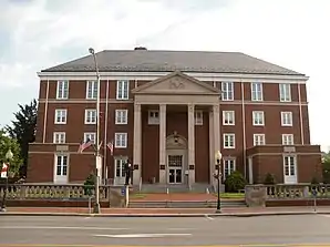 Das Old Indiana County Courthouse in Indiana, seit 1974 im NRHP gelistet
