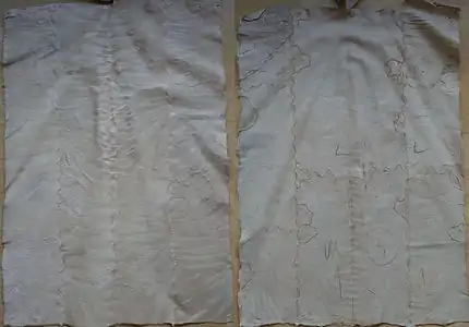Indisch Breitschwanz, Body-ÄrmelteilHaar- und Lederseite (handgenäht)